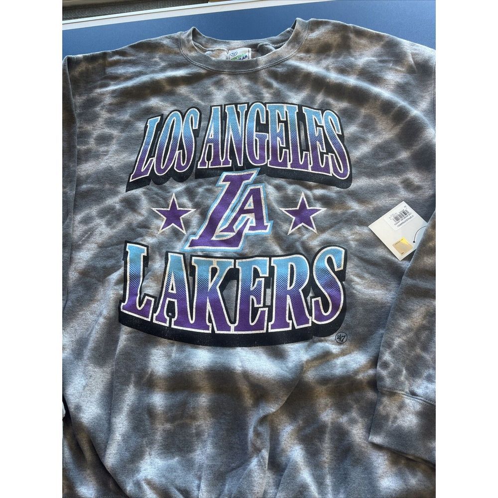 47' brand Vintage Tubular Los Angeles‎ Lakers XXL 2xl New Tie Dye
